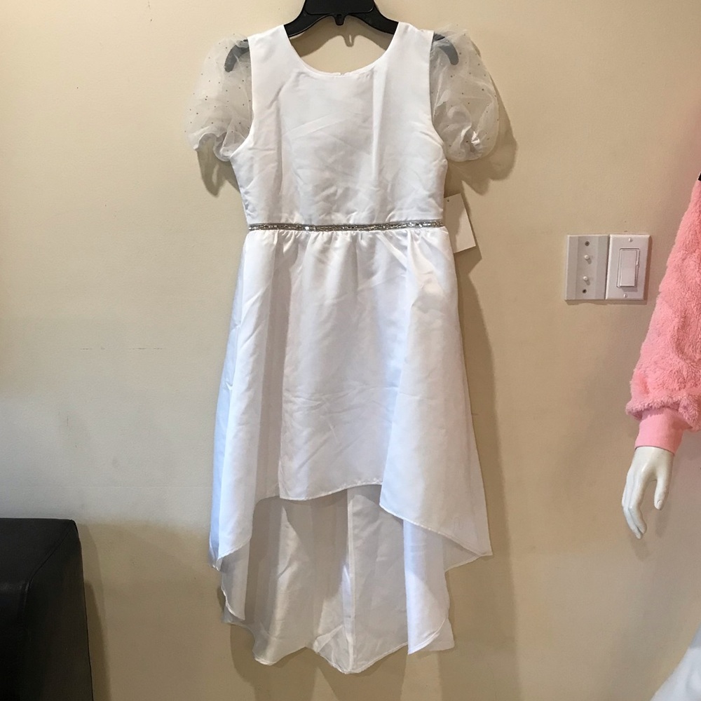 girl’s Emerald Gumdrops communion dress/white/size 12/nwt
